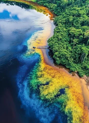 De que modo se explica cientificamete o grande encontro dos rios negro e solimões