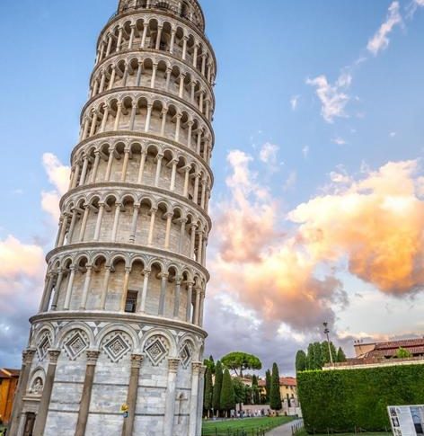 Conheça a história por de trás da torre de pisa